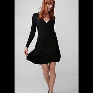 NWT Express faux wrap knit dress